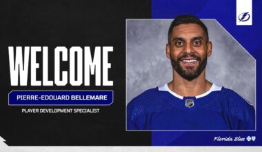 Lightning hire Pierre-Edouard Bellemare as Player Development Specialist