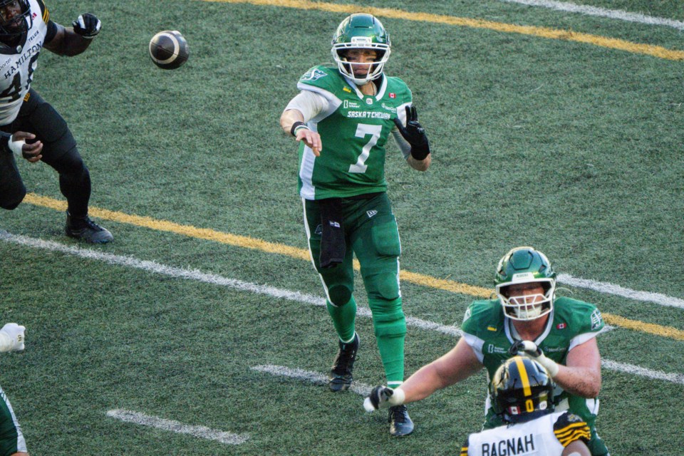 Five numbers that define the Roughriders through five games of the CFL season | 620 CKRM - The Voice of Saskatchewan