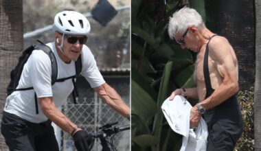 Harrison Ford shows off impressive physique at 83 during solo bike ride