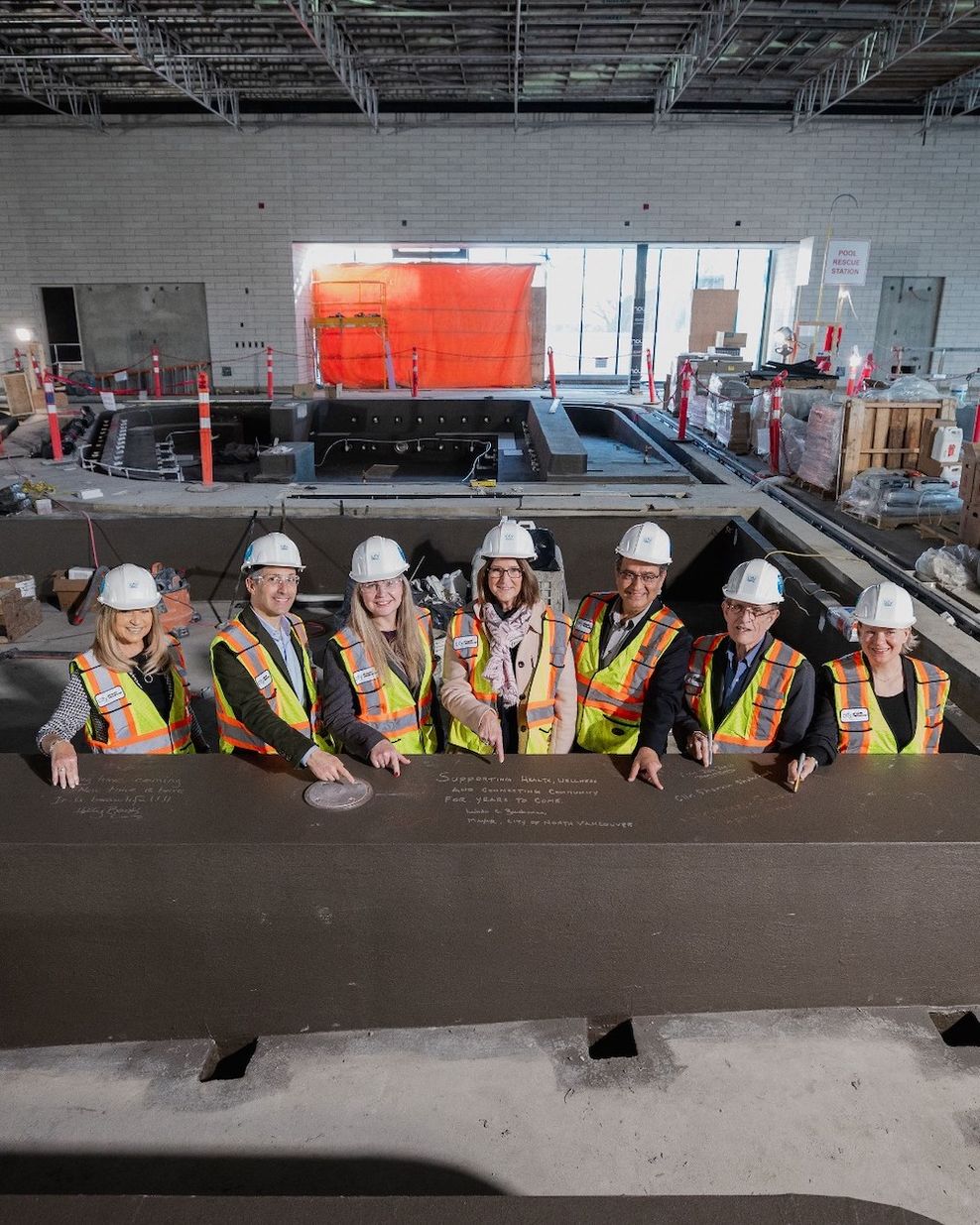 harry jerome community recreation centre north vancouver construction february 2026