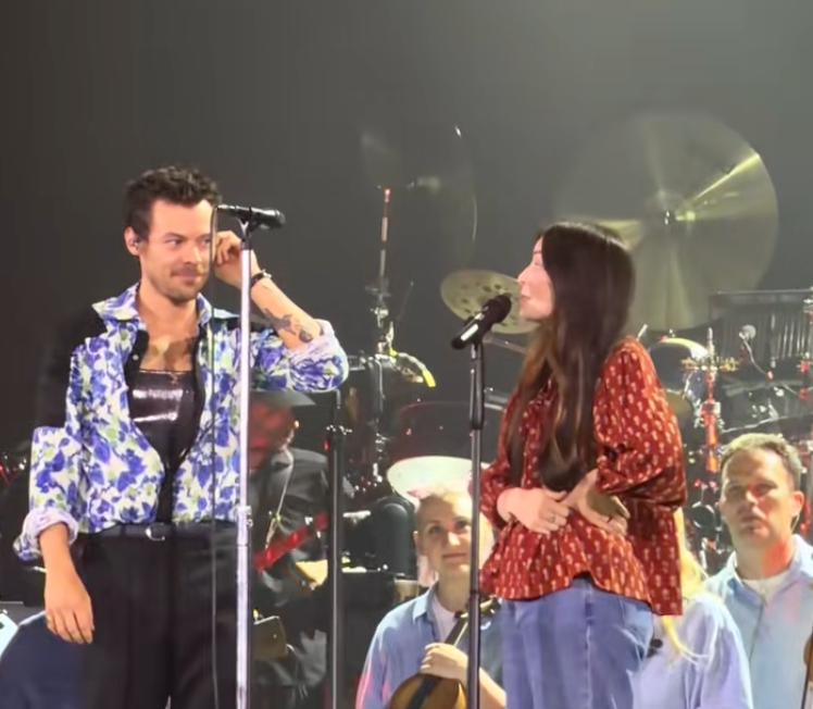 Styles's sister Gemma came out to deliver a speech about how proud she was of him