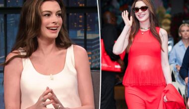 Anne Hathaway, 43, reveals whether 'buzzer beater' pregnancy was planned