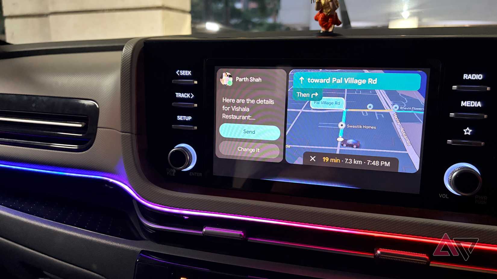 Gemini working with Maps in Android Auto