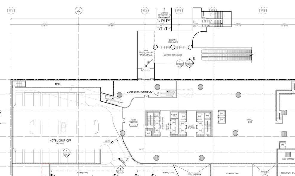 holborn bay parkade site skytrain lower level