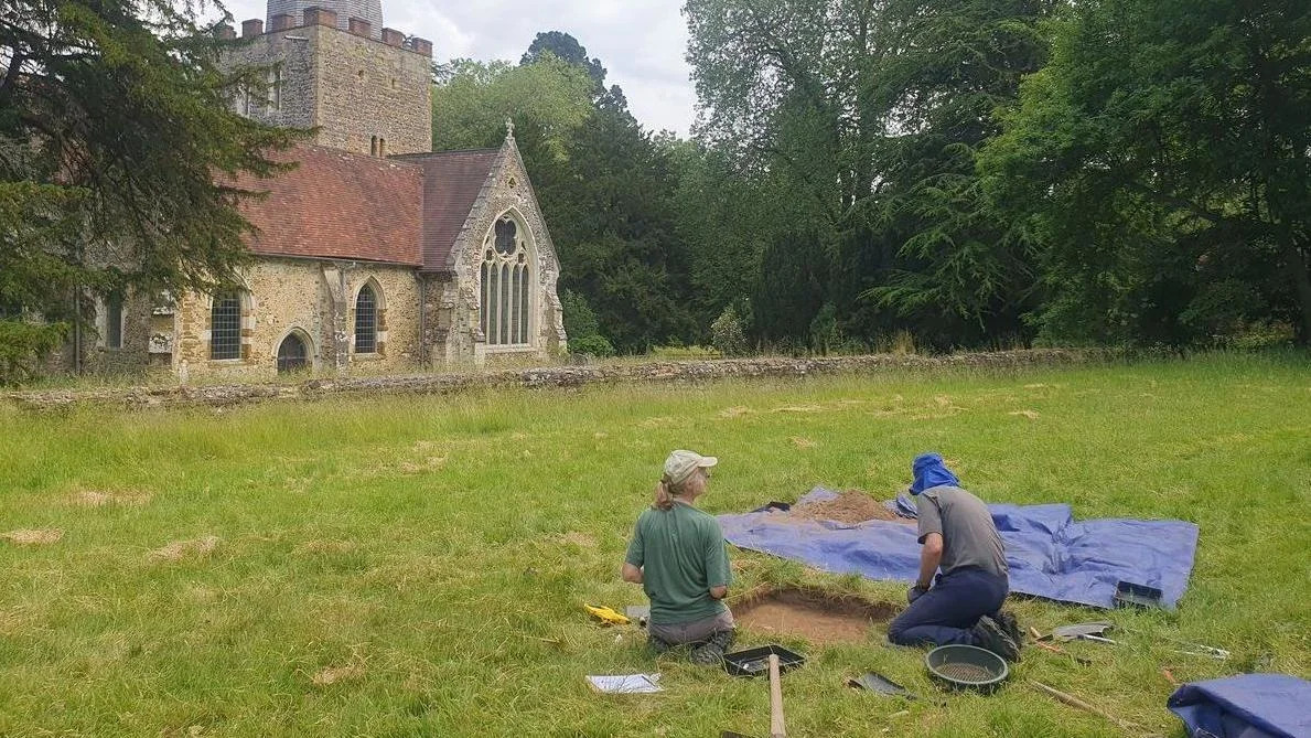 'Exciting' finds uncovered near medieval church