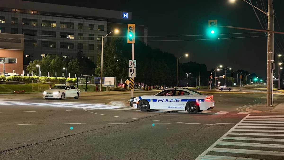 Driver arrested, female pedestrian dead after being struck by vehicle in Mississauga