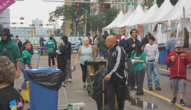 As severe storms threaten Edmonton festivals, what triggers the call to evacuate?