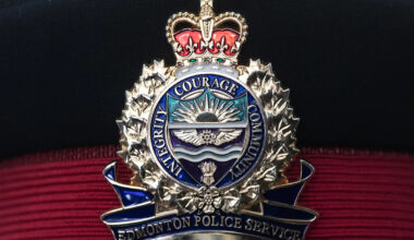 One dead after vehicle hits Edmonton apartment building, ignites fireball