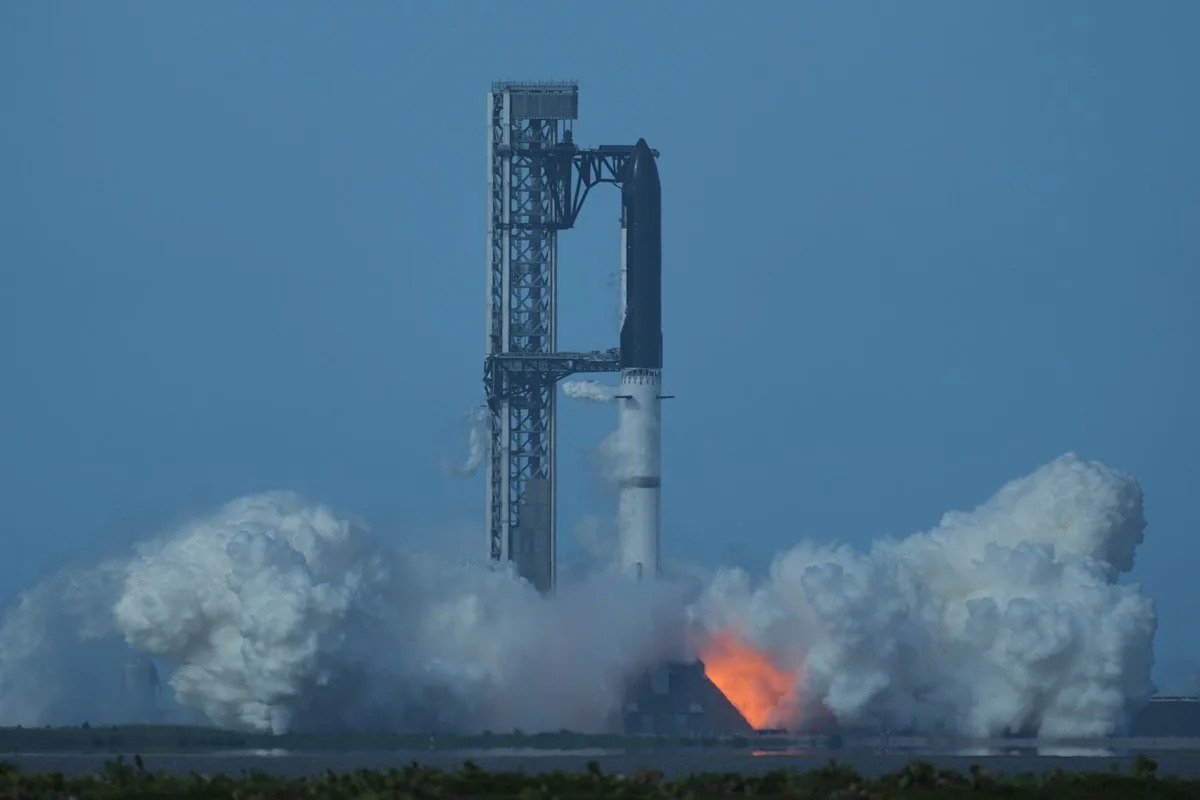 SpaceX Starship launch aborted on the pad at the last moment