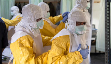 Humanitarian worker in London hospital after potential exposure to Ebola virus