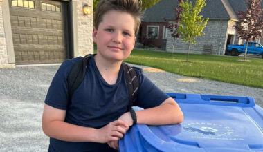 An 11-year-old is cleaning his neighbors’ trash cans for $10 each—he now has 100K followers as teens face the worst summer job market since 1948