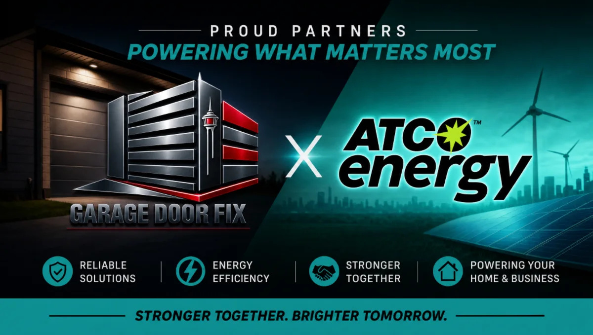Garage Door Fix Joins ATCO Energy Home Services Network in Edmonton