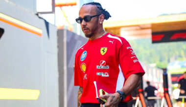 Lewis Hamilton welcomes new puppy Halo during F1 summer break