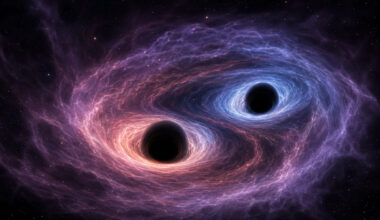 Strange gravitational waves may reveal dark matter near merging black holes