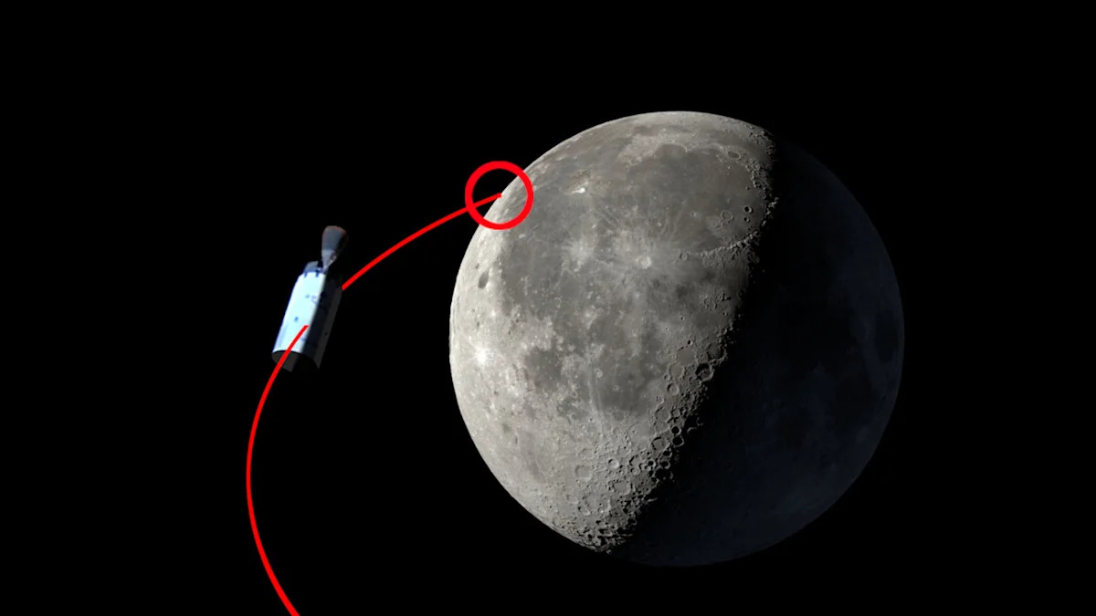 A SpaceX booster is about to slam into the Moon. There's a chance we may see it
