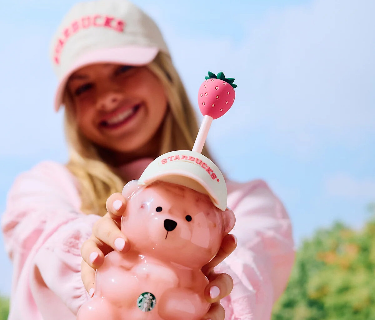 Pink Bearista cups now available for some Starbucks fans. Here's how