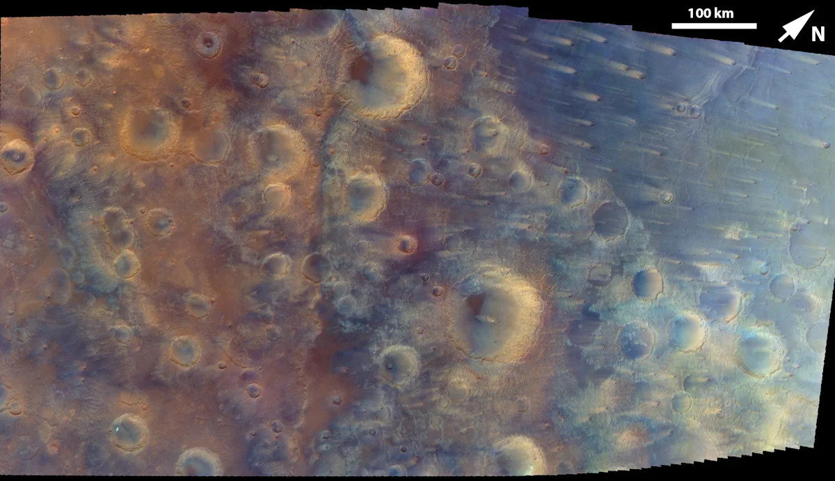 You can see Mars as rarely viewed in new NASA spacecraft photos