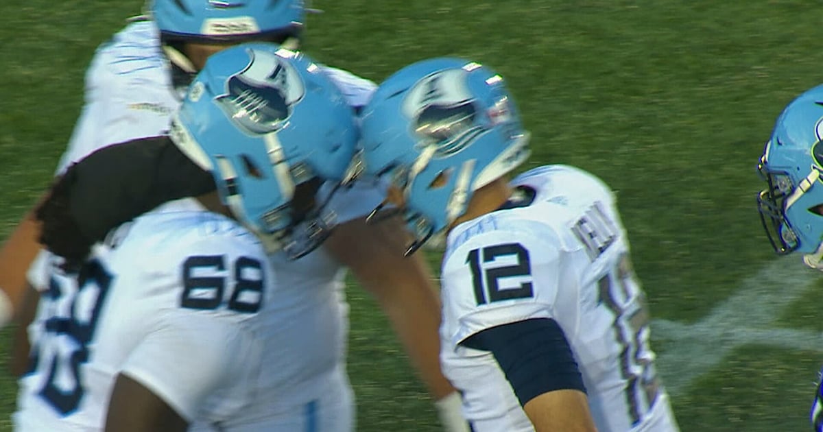 Ungerer hauls in 16-yard TD pass from Kelly as offences continue roll in Calgary – TSN