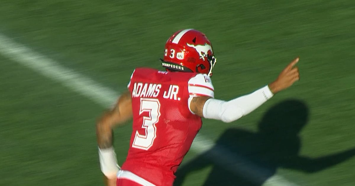 Adams Jr. connects with Philpot for a touchdown to open the scoring – TSN