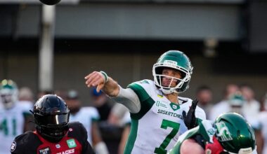 CFL: Roughriders 27, Redblacks 22 – TSN