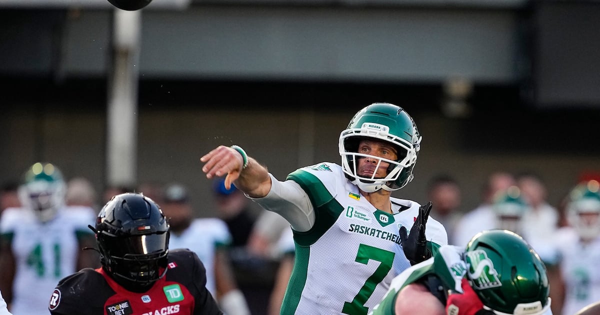 CFL: Roughriders 27, Redblacks 22 – TSN