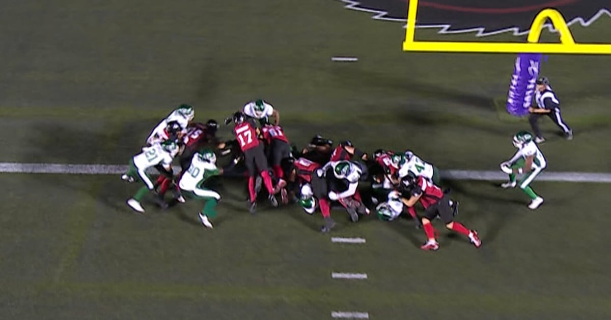 Barnes punches it in to cut into Saskatchewan's lead – TSN
