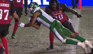 Johnson hauls in 23-yard pass to extend Riders' lead – TSN