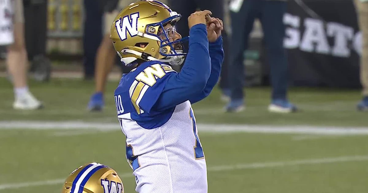 CFL: Blue Bombers 14, Tiger-Cats 13 – TSN