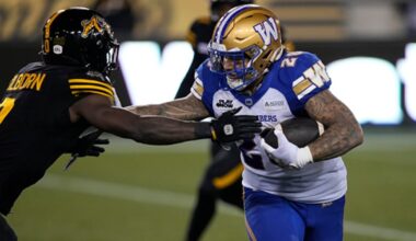 Head-2-Head: Over/Under on Brady Oliveira's rushing yards – TSN