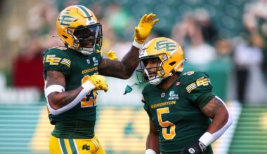 CFL: Redblacks 17, Elks 40 – TSN