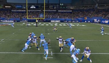 Kelly connects with Polk for a 15-yard touchdown to give the Argos life – TSN
