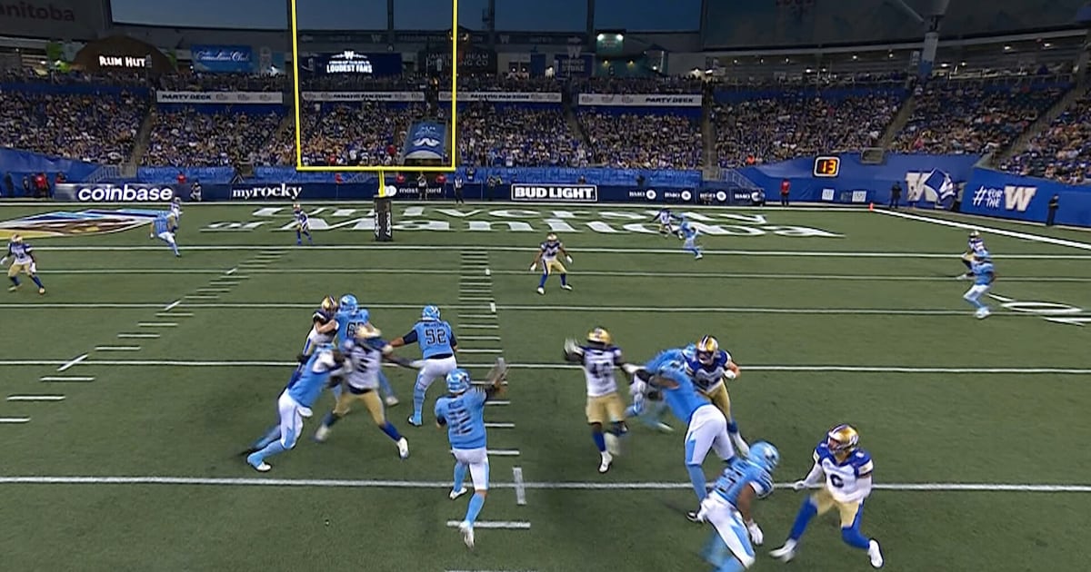 Kelly connects with Polk for a 15-yard touchdown to give the Argos life – TSN