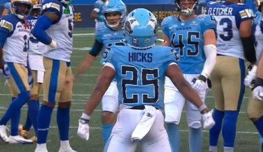 Big play by Polk sets up a short Hicks touchdown as Argos strike back – TSN