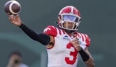 Hot or Not: Adams Jr. will break Ricky Ray's record for most TD passes without an INT – TSN