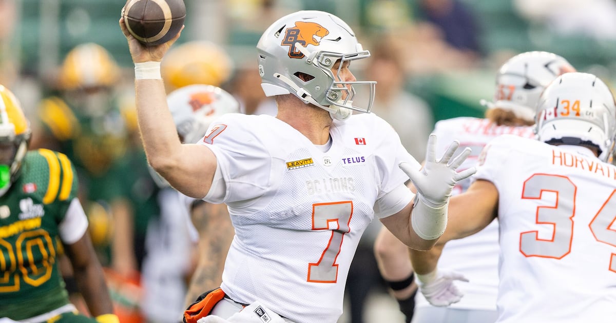 Lions' backup QB Brice throws four interceptions after Rourke left with a shoulder injury – TSN