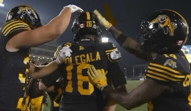 Another one-yard score extends the Tiger-Cats' lead – TSN