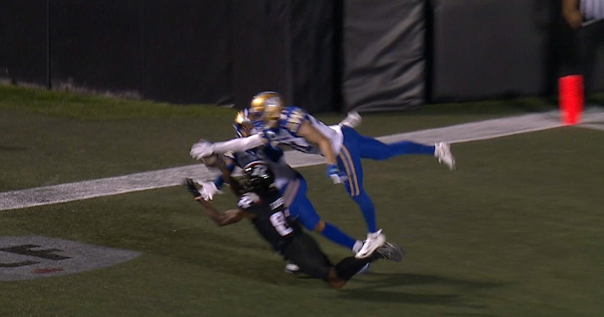 Must See: Lewis makes unreal catch in end zone during CFL's new OT format – TSN