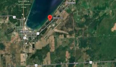 Grey Road 1 in Wiarton Closed After Collision Involving Cyclist