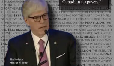 Ottawa Says the West Coast Pipeline is a 'Good Investment for Taxpayers'. Discuss.