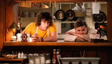 Leo Woodall and Dominic Sessa in Tony