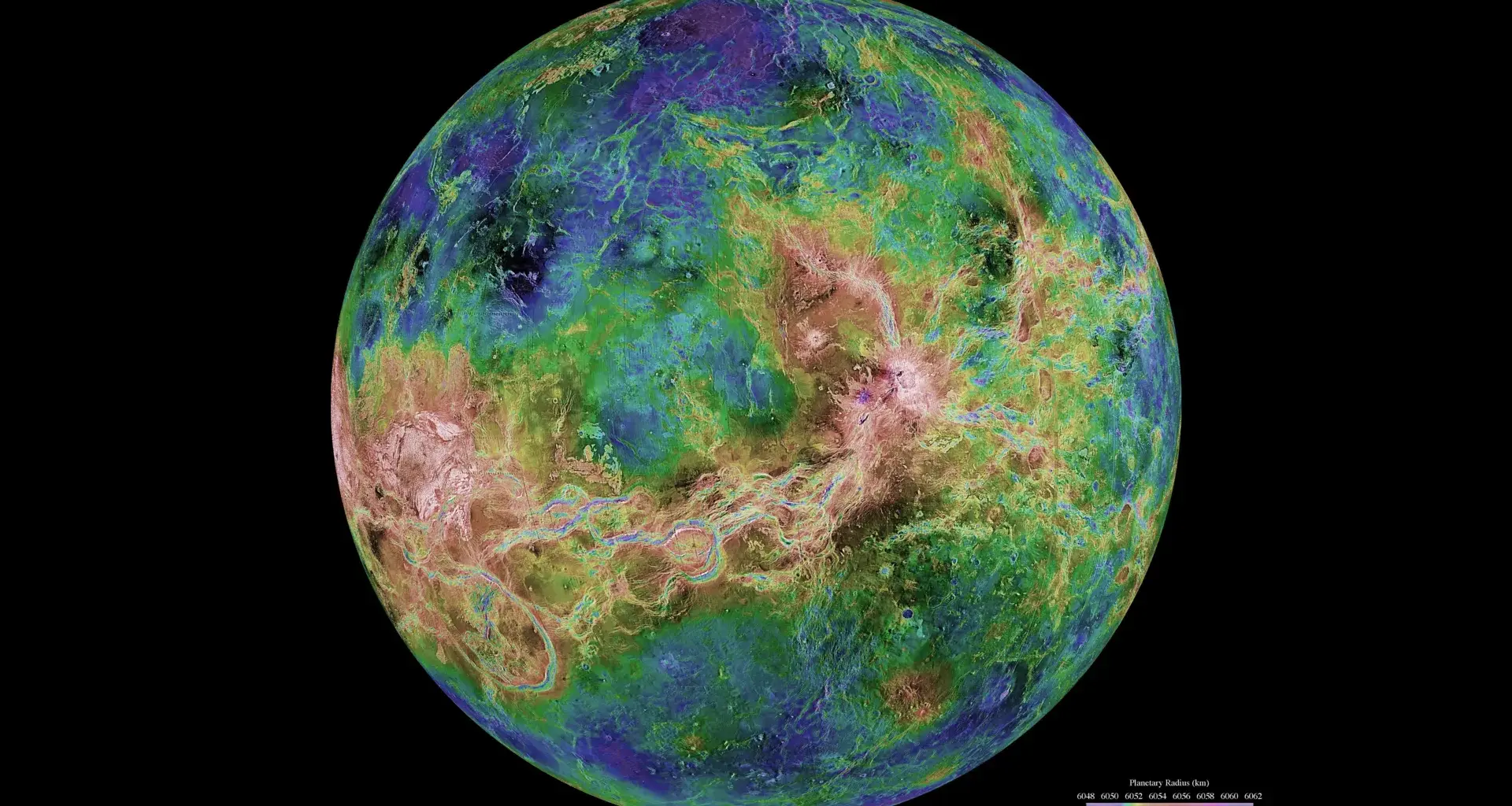 Venus may be tearing itself apart from within