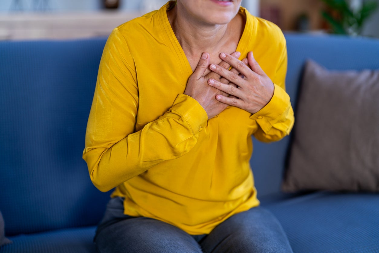 You feel both increased heart rate and contraction force in your chest, which is why you may connect the feeling of intense emotions to your heart