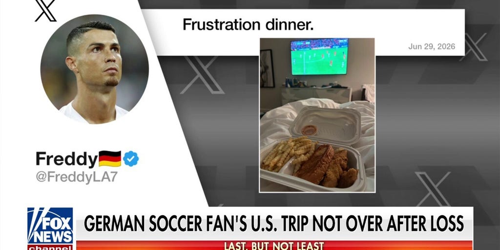 German soccer fan's US trip continues after World Cup loss