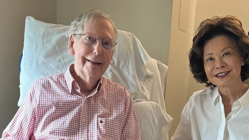McConnell says hospitalization was due to a fall