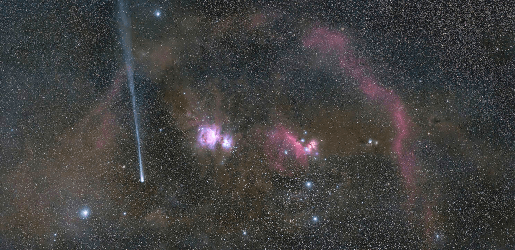 
"Comet C/2025 R3 PanSTARRS in Orion", Kelvin Hennessy, Honorable Mention, Wide-Field, David Malin Awards 2026

