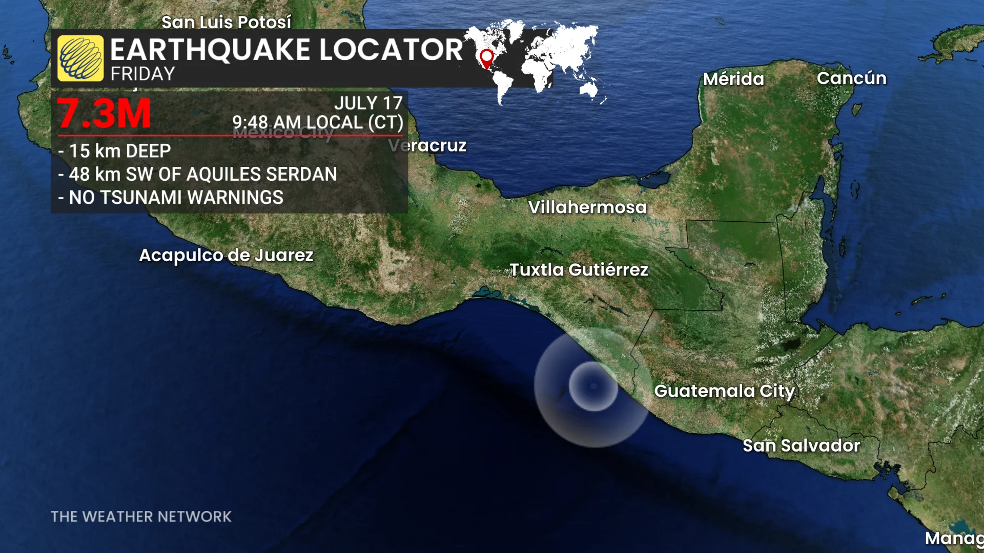 BARON - Mexico earthquake