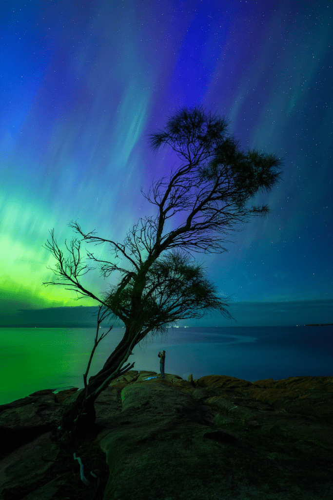 "Observers" by Nathan Waterhouse, Highly Commended, Nightscapes (International) Category, David Malin Awards 2026