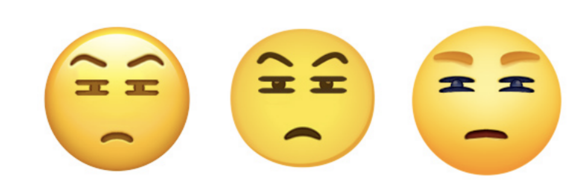 variations of the proposed Smiley Face with Squinting Eyes emoji