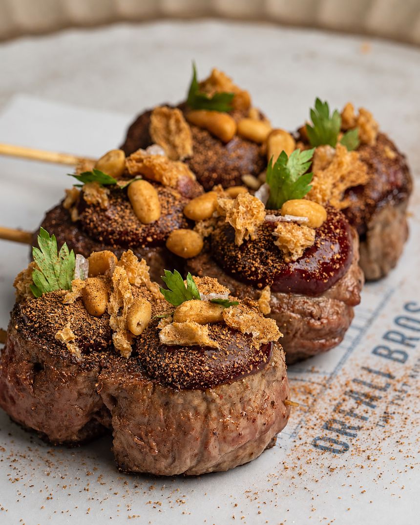 “The Aleppian classic Kebab bil Karaz, or sour cherry kebab, is a recipe that has been part of our culture for generations,” said Chef Mohamad Orfali.