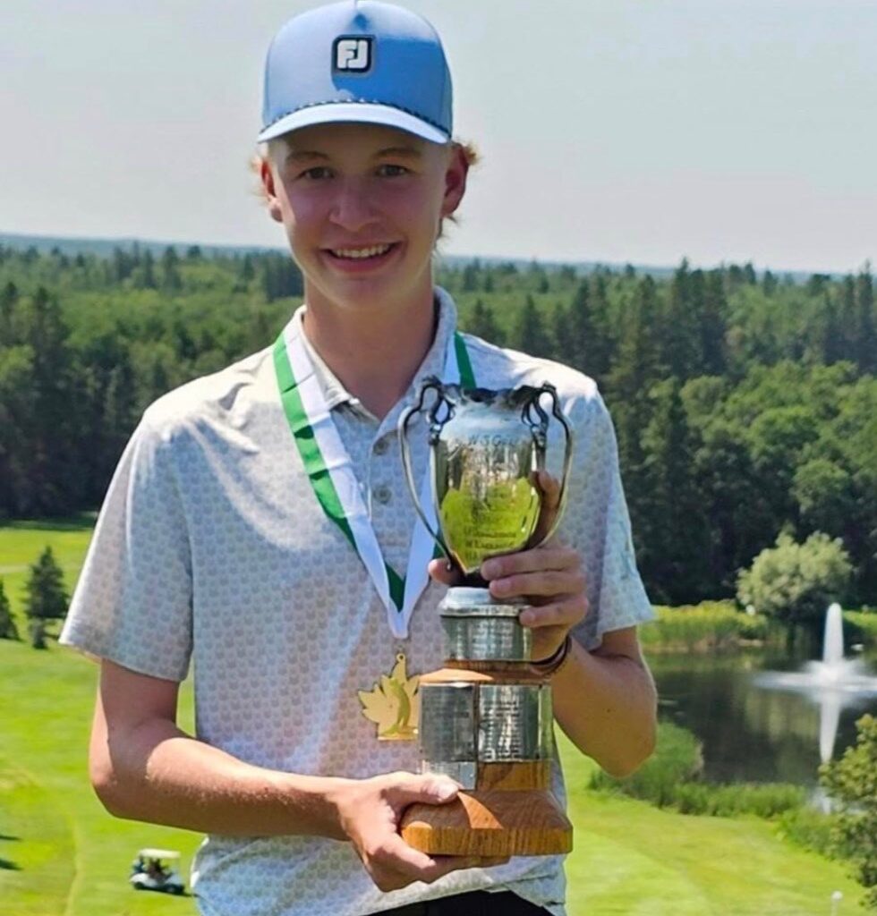 Fifteen year old Austin Nesbitt crowned youngest winner of 2026 Saskatchewan men's amateur golf championship